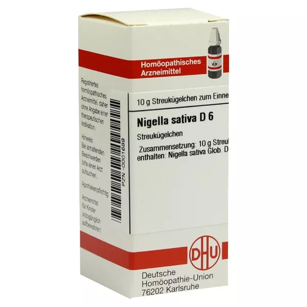 Nigella Sativa D 6, 10 g