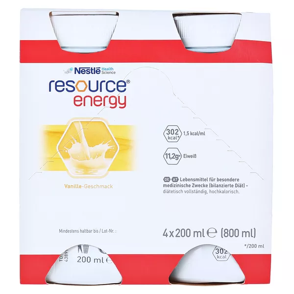 Resource Energy Vanille 6X4X200 ml