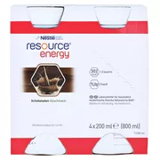 Resource Energy Schokolade, 6 x 4 x 200 ml