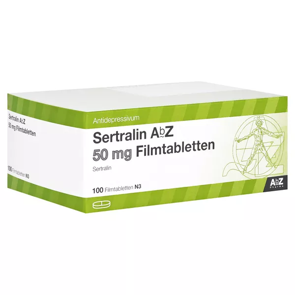 Sertralin AbZ 50 mg Filmtabletten 100 St