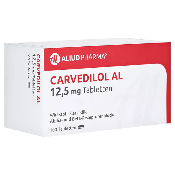 Carvedilol AL 12,5 mg Tabletten 100 St