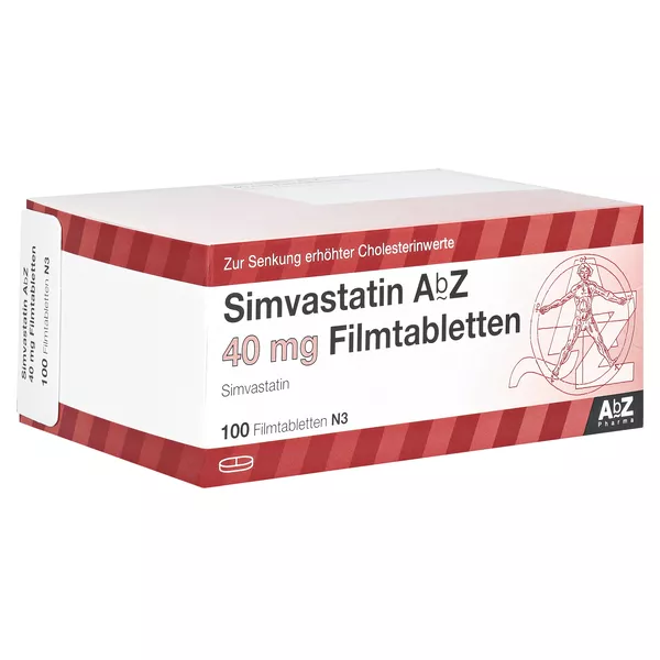 Simvastatin AbZ 40 mg Filmtabletten 100 St