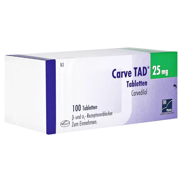 Carve TAD 25 mg Tabletten 100 St