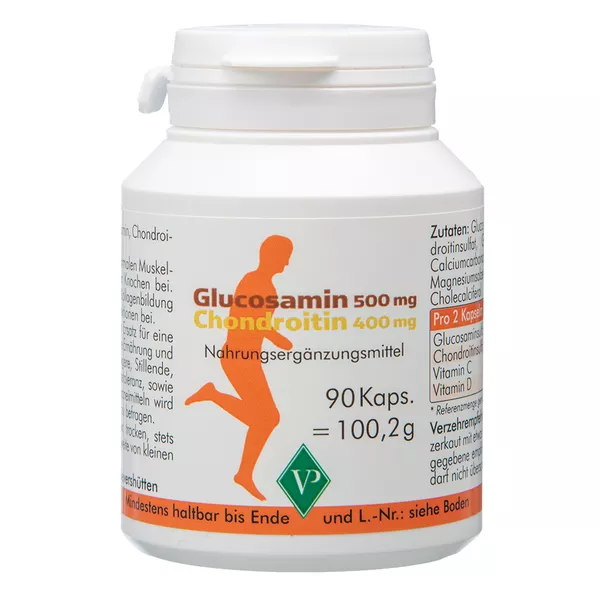 Glucosamin 500 mg + Chondroitin 400 mg Kapseln 90 St