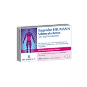 Produktabbildung: Ibuprofen Heumann Schmerztabletten 400 mg