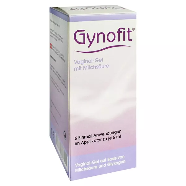 Gynofit Vaginal Gel mit Milchsäure 6X5 ml