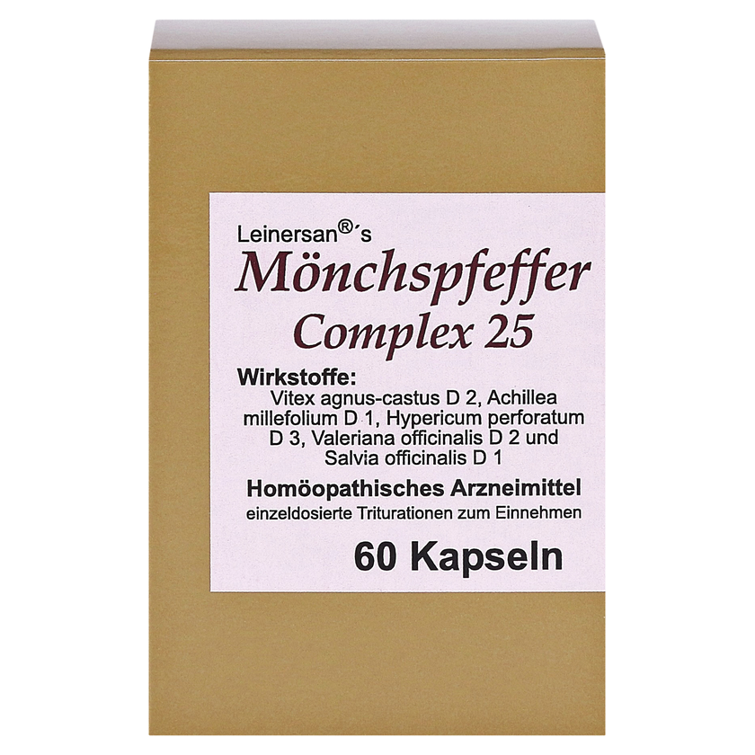 Mönchspfeffer Complex 25 Leinersan Kapse, 60 St.