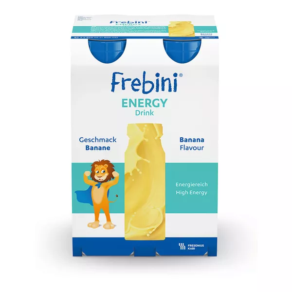 Frebini Energy Trinknahrung für Kinder Banane 4X200 ml