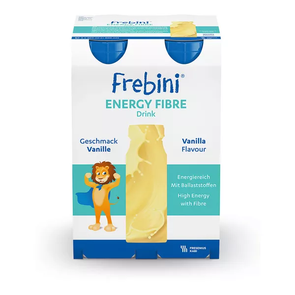 Frebini Energy Fibre Trinknahrung Vanille 4X200 ml