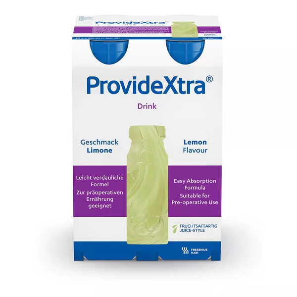 Provide Xtra Drink Limone Trinkflasche 4X200 ml