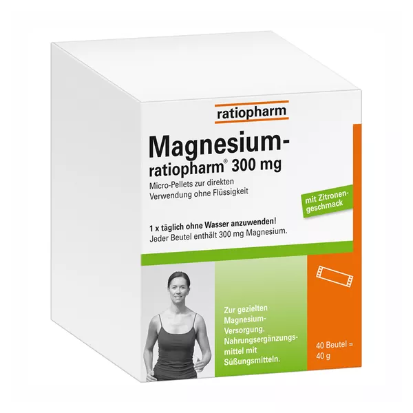 Magnesium ratiopharm 300 mg, 40 St.