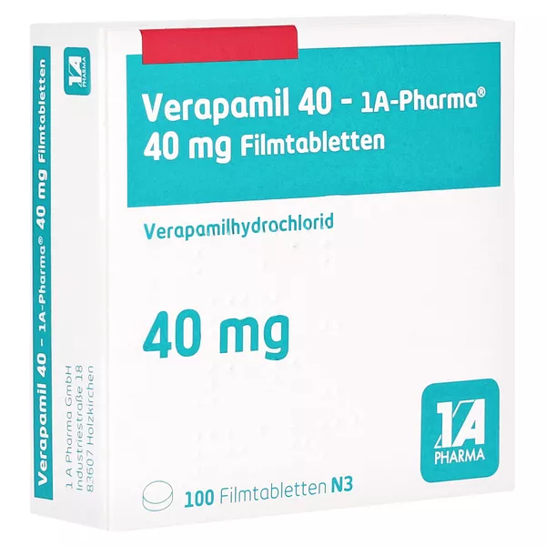 Verapamil 40-1a Pharma Filmtabletten 100 St