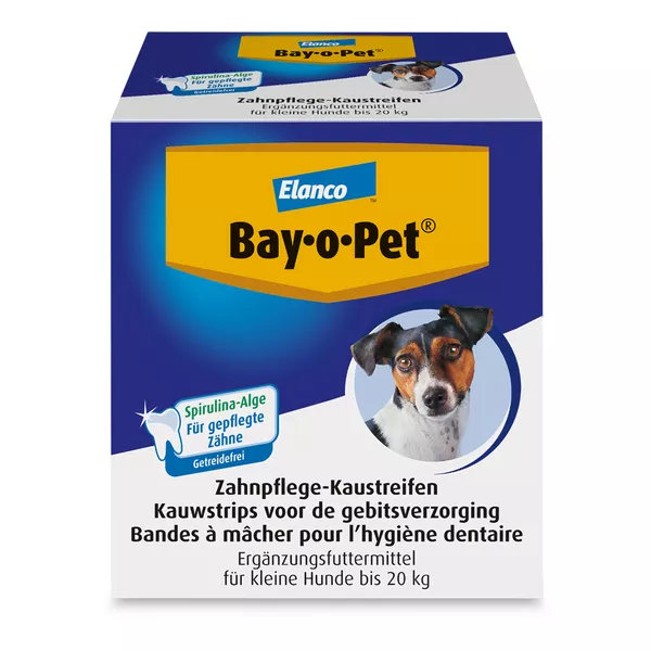 BAY O PET Zahnpflege Kaustreifen für kleine Hunde 140 g