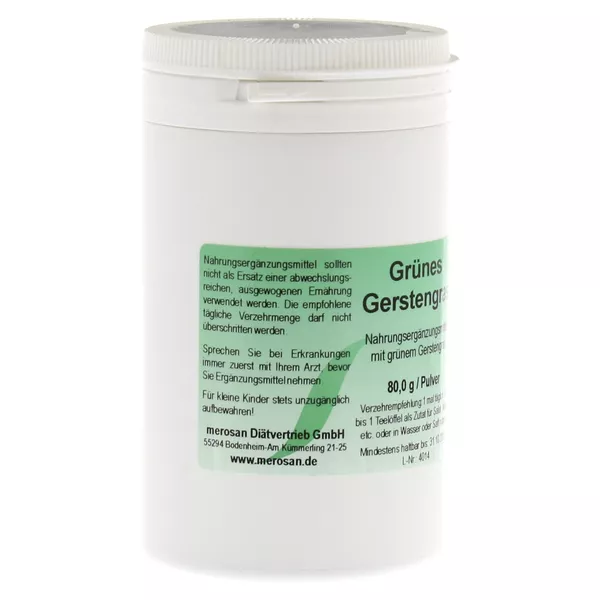 Gerstengras Pulver, 80 g