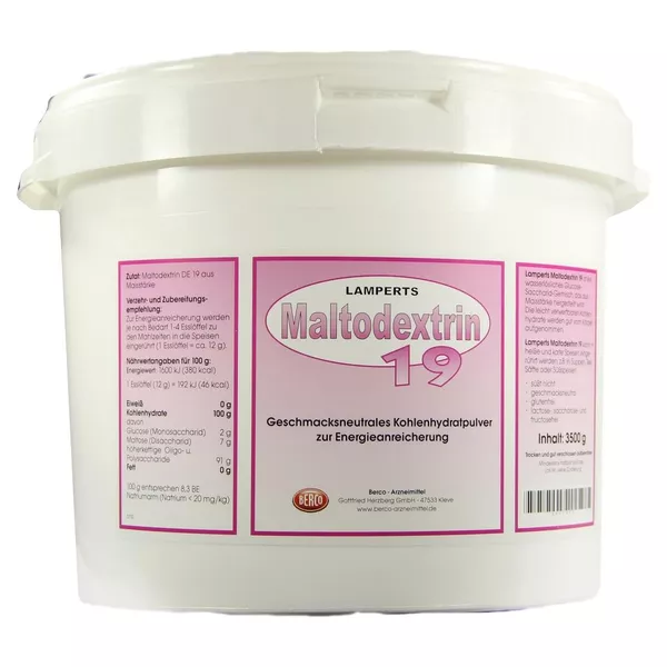 Maltodextrin 19 Lamperts Pulver 3500 g