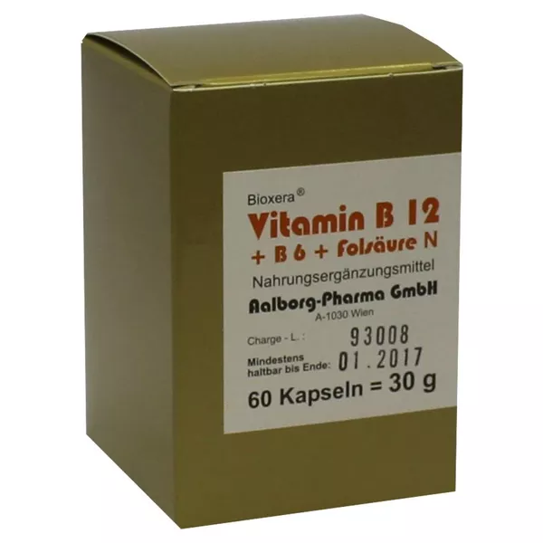 Vitamin B12+b6+folsäure Komplex N Kapsel, 60 St.