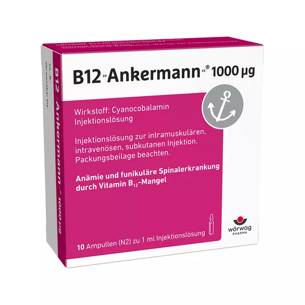 B12 Ankermann Injekt 1.000 µg 10X1 ml