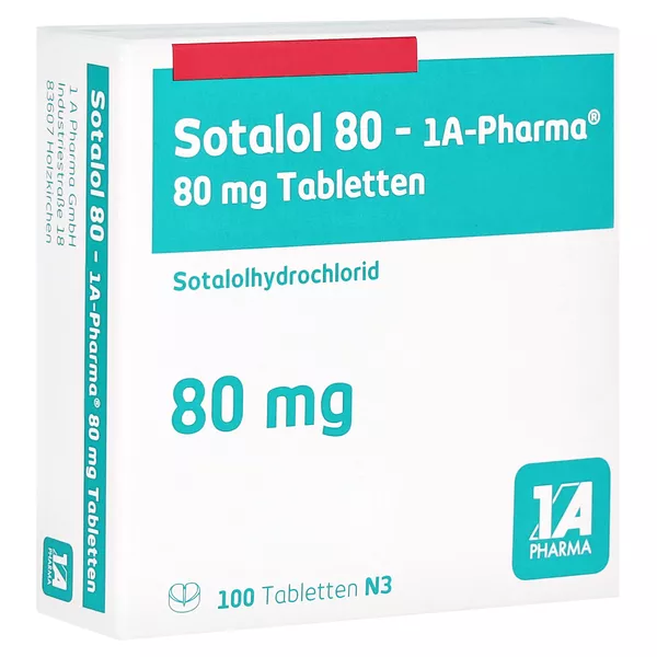 Sotalol 80-1a Pharma Tabletten, 100 St.