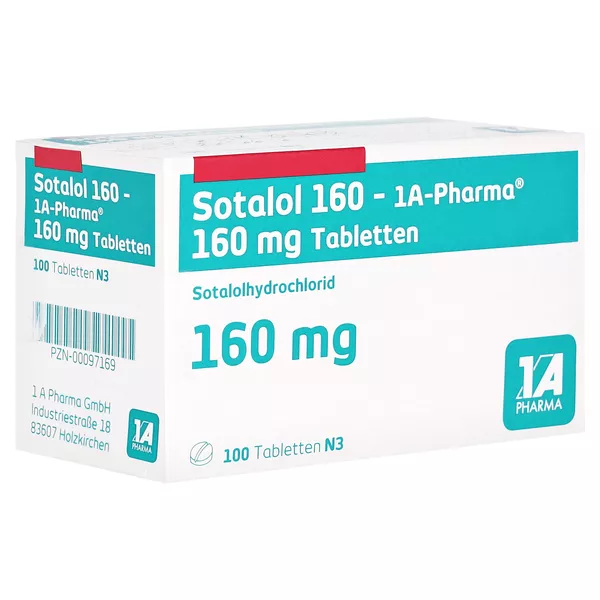 Sotalol 160-1a Pharma Tabletten 100 St