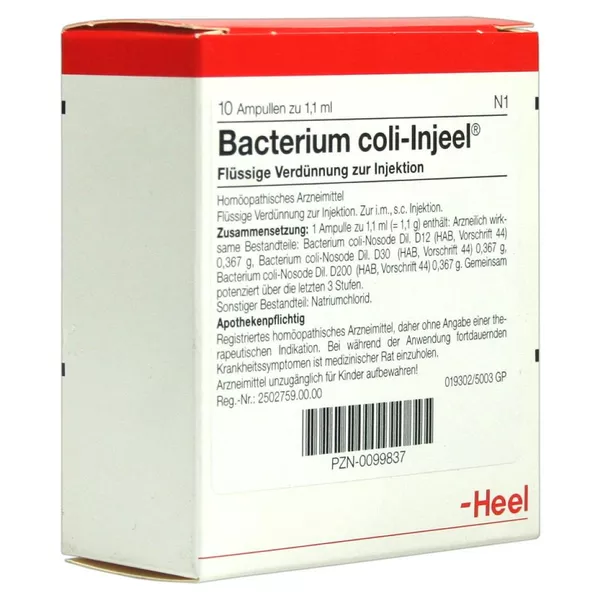 Bacterium COLI Injeel Ampullen 10 St