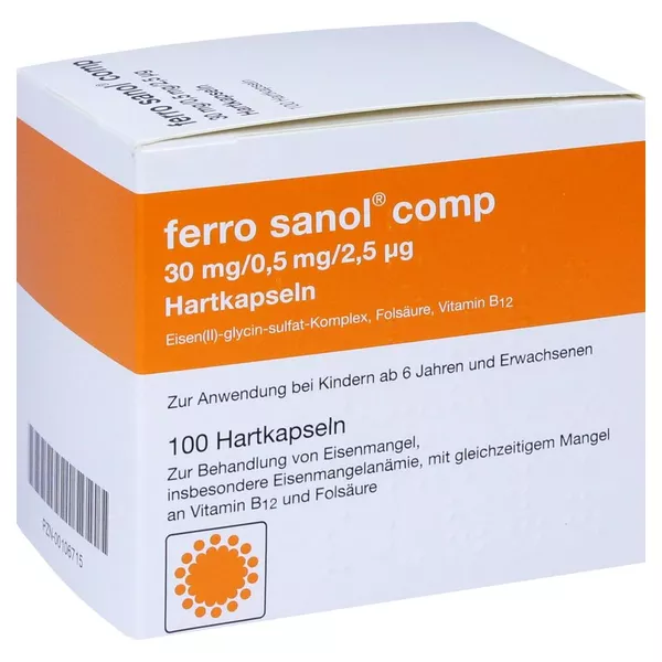 Ferro Sanol Comp. Hartkaps.m.msr.überz.P 100 St