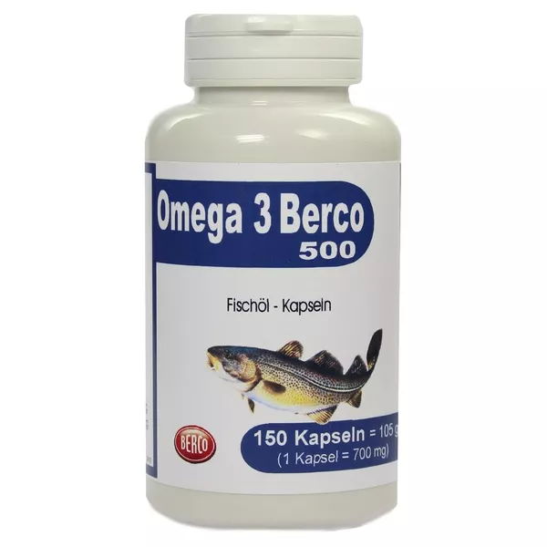 Omega-3 Berco 500 Kapseln