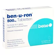 Produktabbildung: Ben-u-ron 500 mg Tabletten