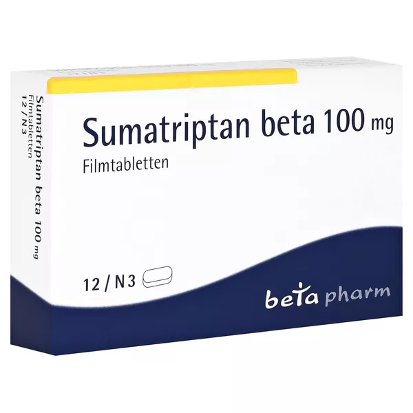 Sumatriptan beta 100 mg Filmtabletten 3 St