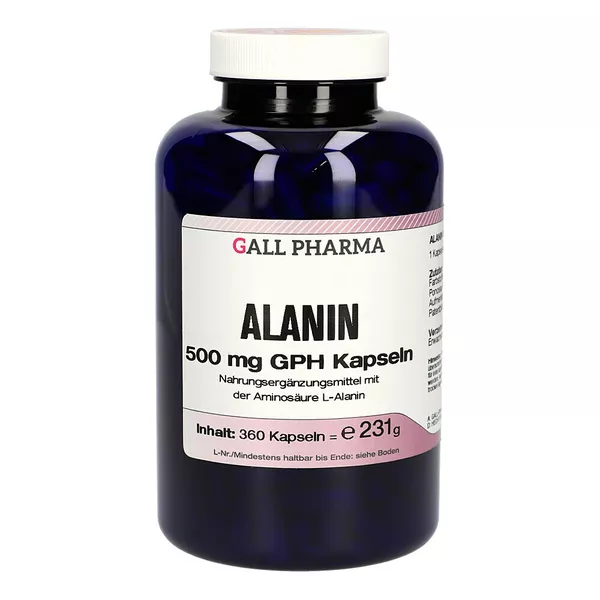 Alanin 500 mg GPH Kapseln 360 St