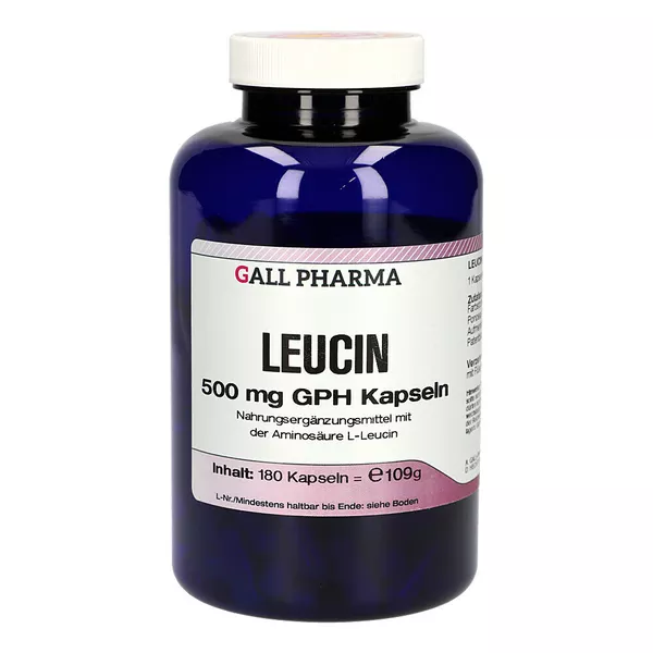 Leucin 500 mg GPH Kapseln 180 St