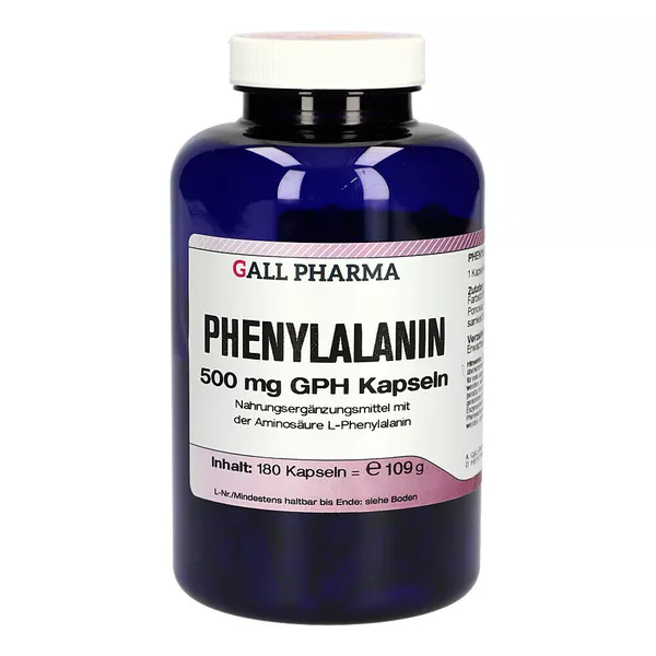 Phenylalanin 500 mg GPH Kapseln 180 St