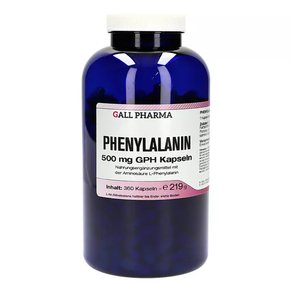 Phenylalanin 500 mg GPH Kapseln 360 St