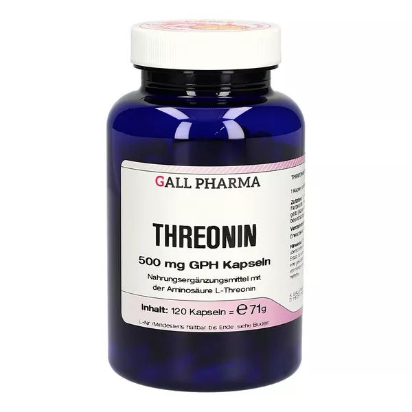 Threonin 500 mg GPH Kapseln 120 St