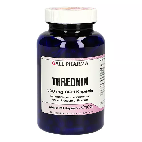 Threonin 500 mg GPH Kapseln 180 St