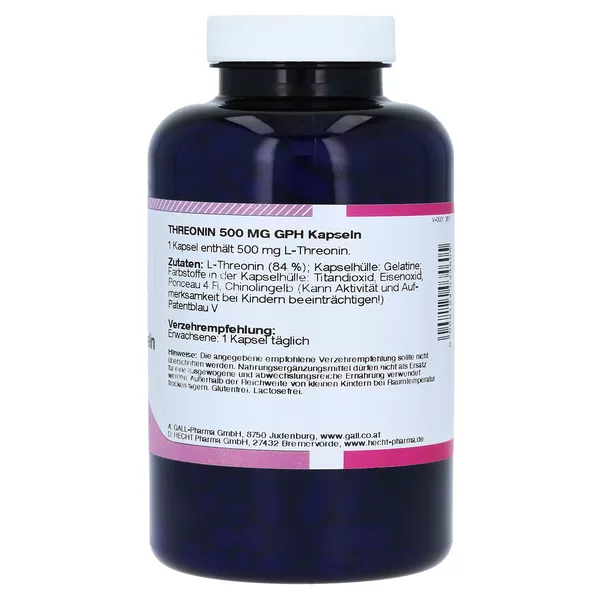 Threonin 500 mg GPH Kapseln 360 St