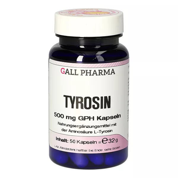 Tyrosin 500 mg GPH Kapseln, 50 St.