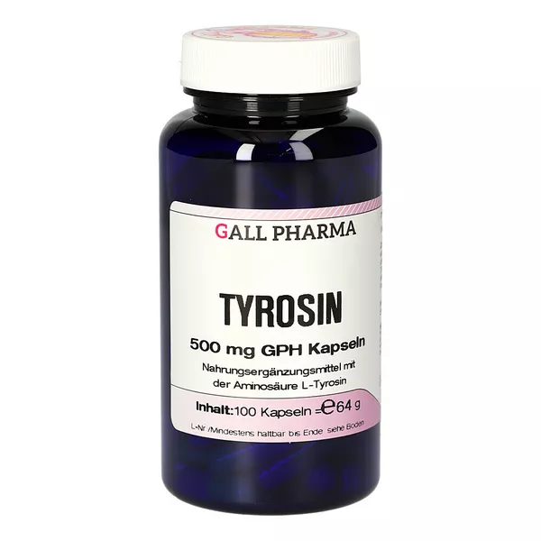 Tyrosin 500 mg GPH Kapseln 100 St