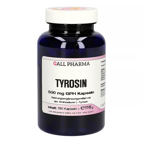 Tyrosin 500 mg GPH Kapseln 180 St