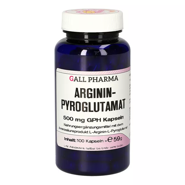 Argininpyroglutamat 500 mg GPH Kapseln 100 St