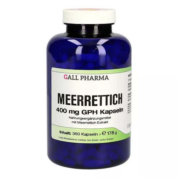 Meerrettich 400 mg GPH Kapseln 360 St