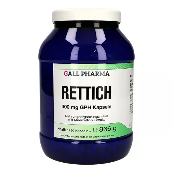 Rettich 400 mg GPH Kapseln, 1750 St.