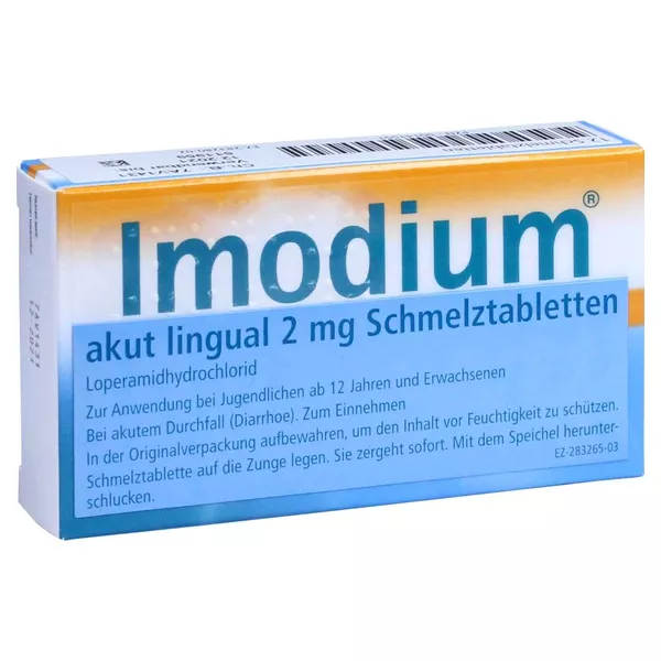 Imodium akut Lingual Schmelztabletten - Reimport 12 St
