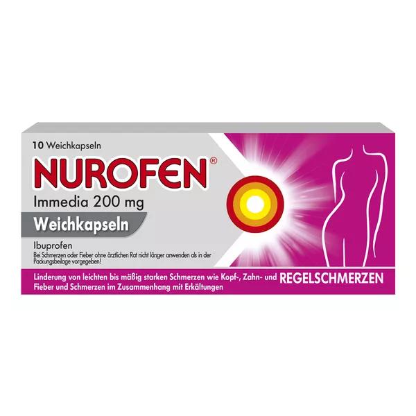 Nurofen Immedia 200 mg Weichkapseln, 10 St.