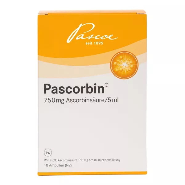 Pascorbin Ascorbinsäure 750mg/5ml 10X5 ml