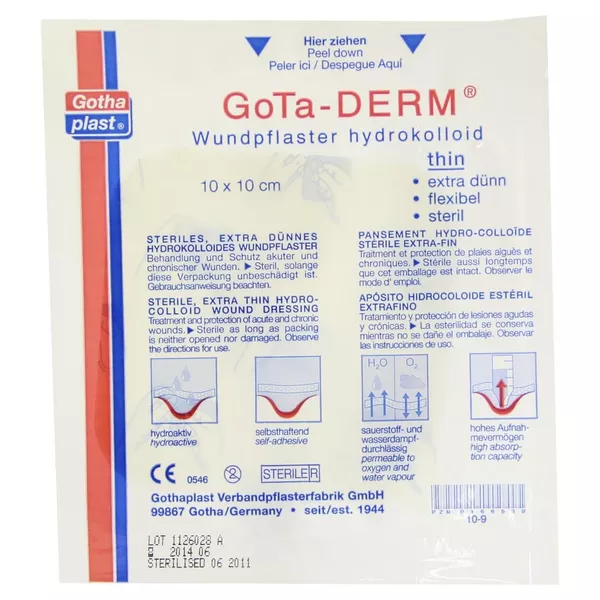 Gota-derm thin Hydrokoll.wundpfl.steril 1 St