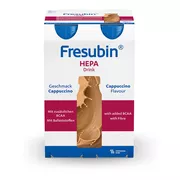 Fresubin hepa Trinknahrung bei Lebererkrankungen Cappuccino 4X200 ml