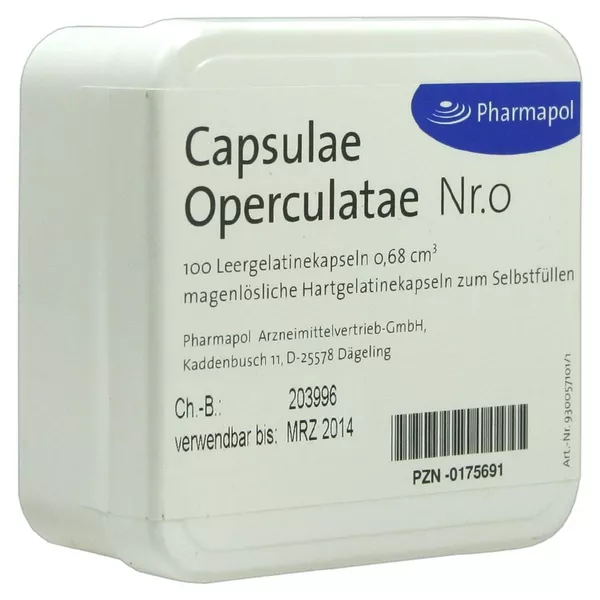 Capsulae Operculatae Kapseln Nr.0 0,68 100 St