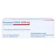 Piracetam Stada 1200 mg Filmtabletten 60 St