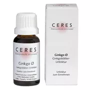 Produktabbildung: Ceres Ginkgo Urtinktur 20 ml