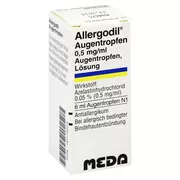 Produktabbildung: Allergodil Augentropfen 0,5 mg/ml 6 ml
